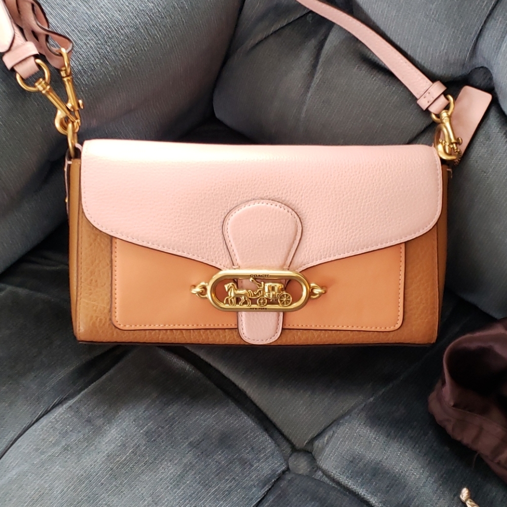 Coach Small Jade Shoulder Bag in Colorblock